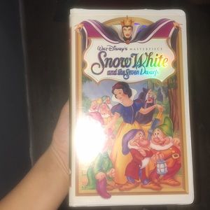 Walt Disney’s masterpiece snowy white VHS